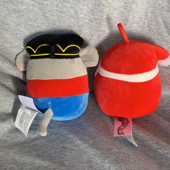 Squishmallow ornaments - Santa and Murray the Mouse Nutcracker - like new - Picture 2 of 4